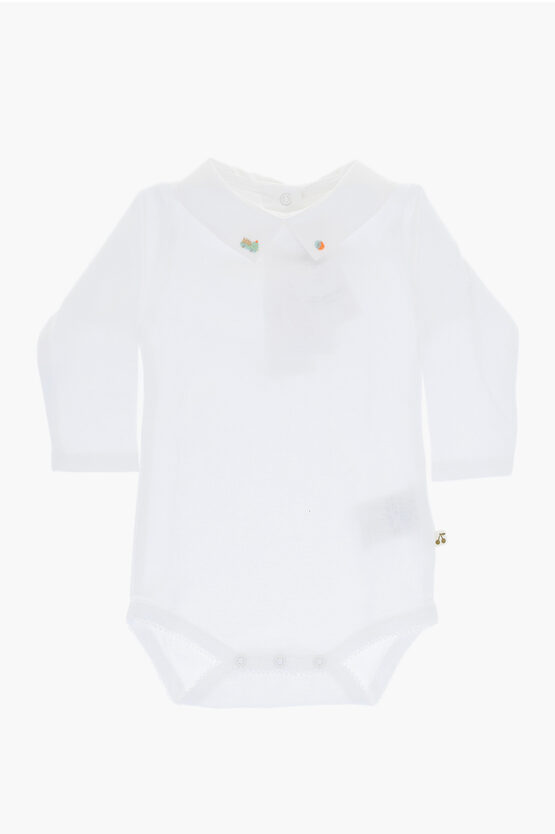Shop Bonpoint Long Sleeved Juillet Bodysuit