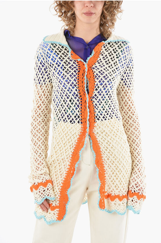 Shop Sportmax Long Sleeved Knitted Cardigan