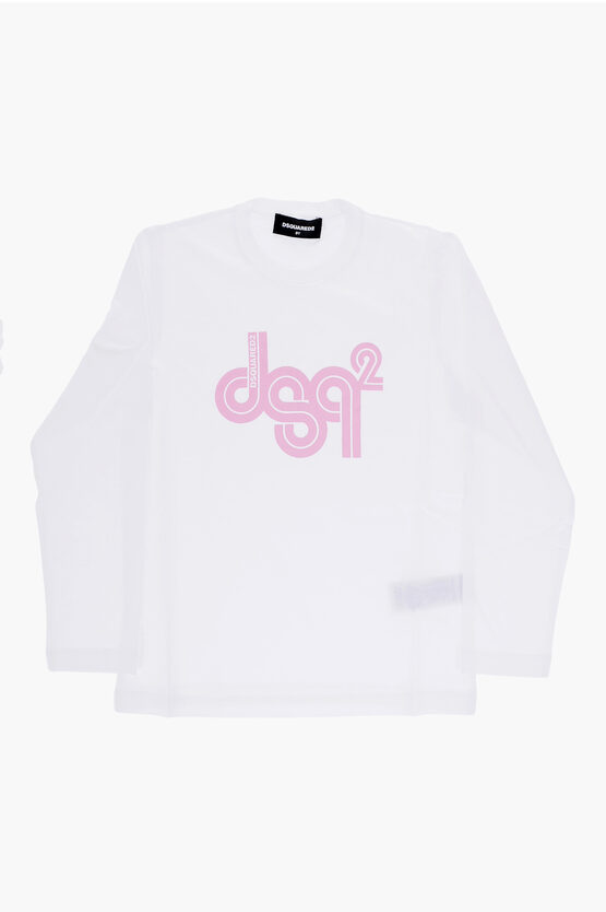 Dsquared2 Long Sleeved Renny Fit Crew-neck T-shirt