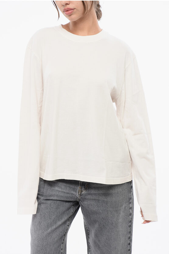 Agolde Long Sleeved Runa Crew-neck T-shirt