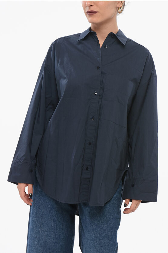 By Malene Birger Long Sleeved Shirt With Breast Pockets