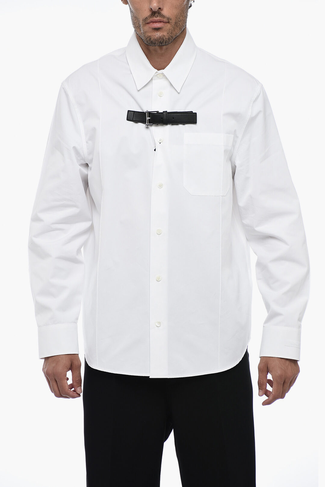 数々の賞を受賞 Versace Long Sleeved ShirtWith Buckle Detail men - Glamood トップス