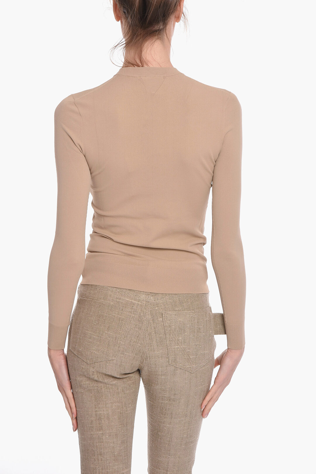 パンツ BOTTEGA VENETA Melange Beige Viscosa Blend Pant Bottega Veneta Melange Beige Viscosa Blend Pant - ShopStyle