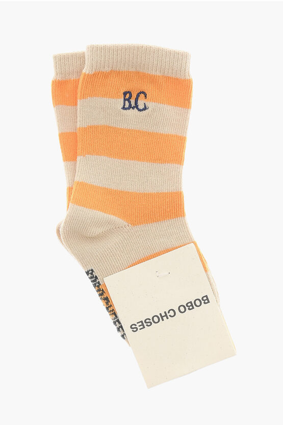 Long Socks with Contrast Details