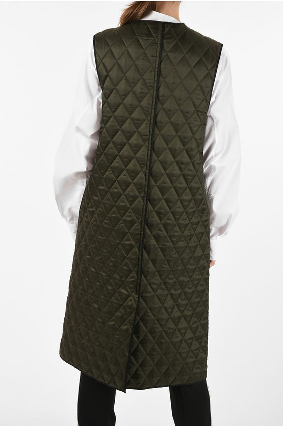 Plan C Longline Quilted Vest women Glamood Outlet