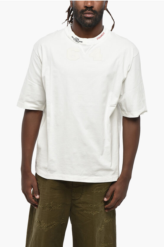Dsquared2 Loose Fit 64 T-shirt With Patch In White
