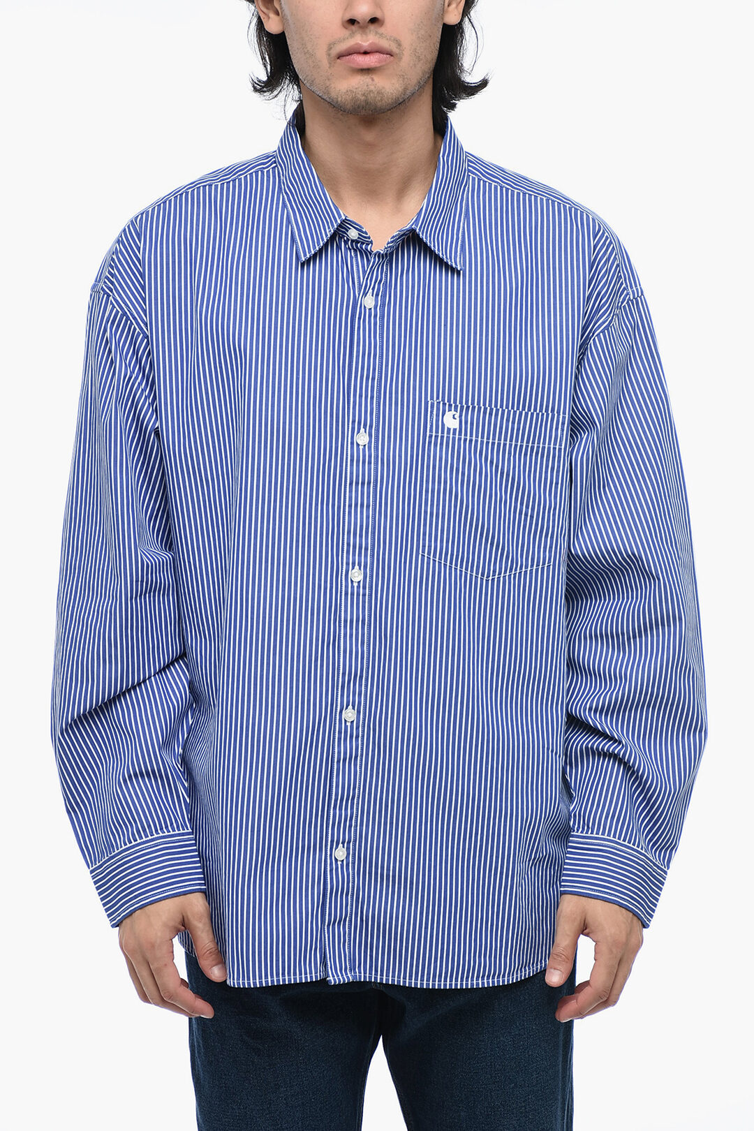 Carhartt Loose Fit DRAKE Striped Shirt men - Glamood Outlet