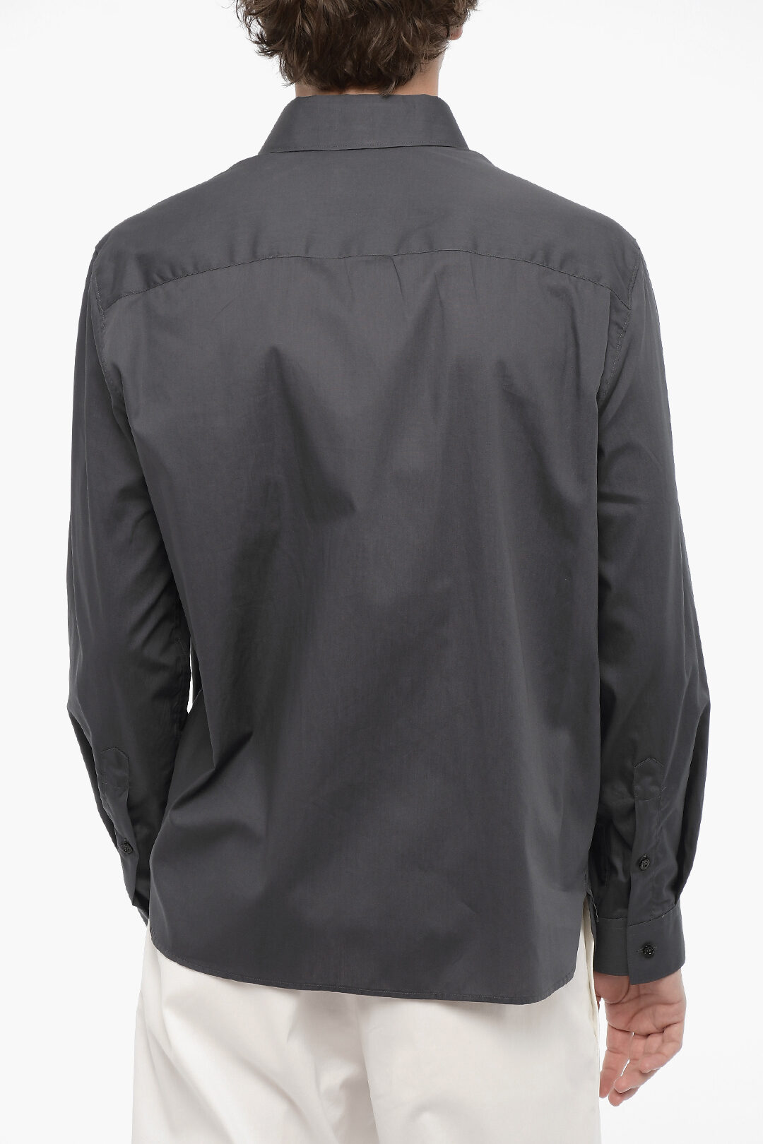 Neil Barrett Loose Fit FAIRISLE THUNDERBOLT Shirt men
