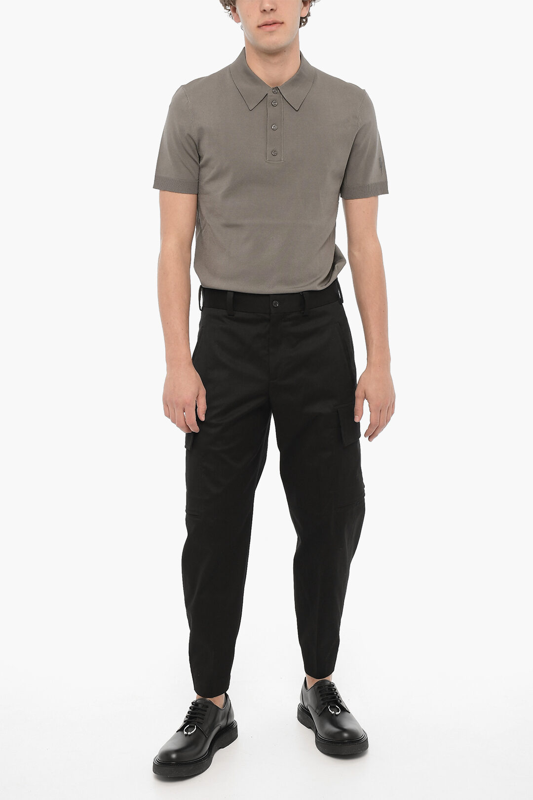 Neil Barrett Loose Fit FIREMAN Cargo Pants with Ankle Button men
