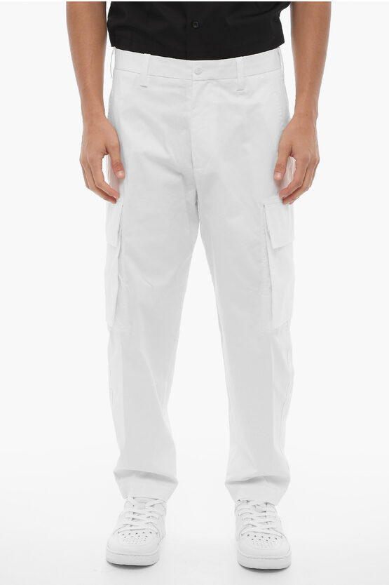 Shop Neil Barrett Loose Fit Fireman Cargo Pants