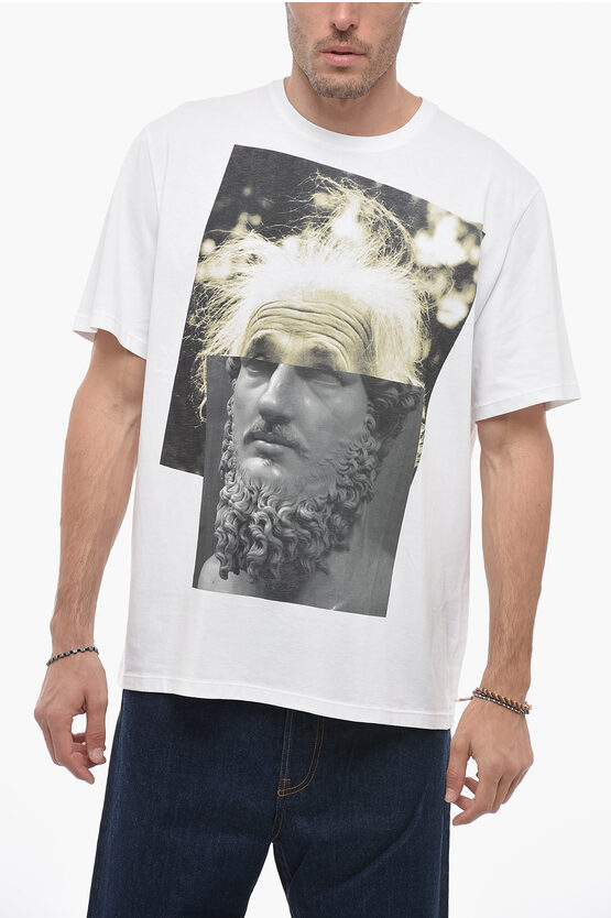Shop Neil Barrett Loose Fit Maximvs Einstein T-shirt