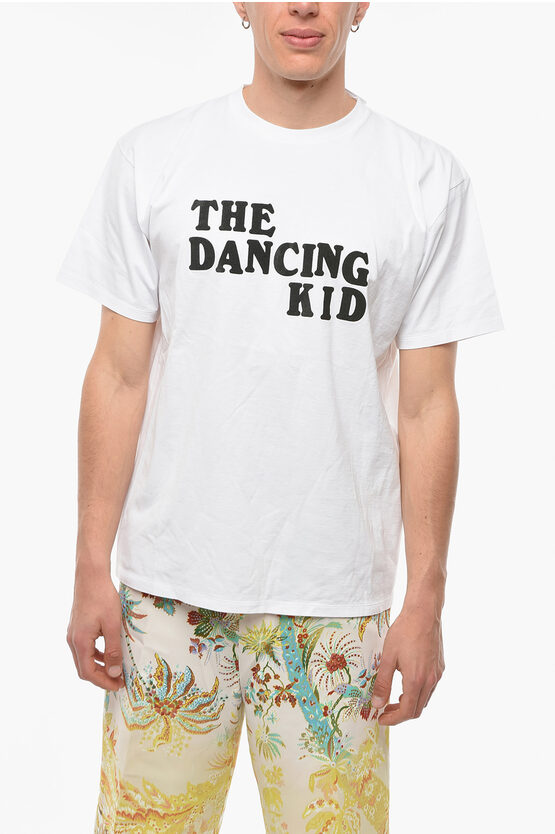 Celine Loose-fit T-shirt with Velvet THE DANCING KID Print