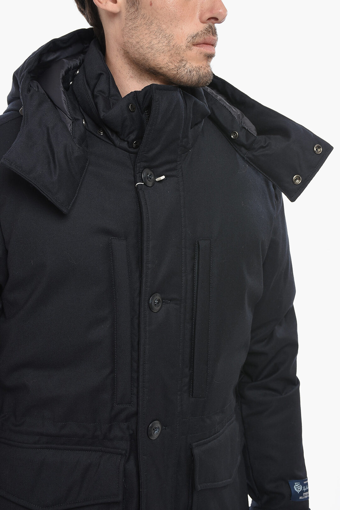 Mens Loro Piana Winter Coat Woolrich LORO PIANA Virgin Wool