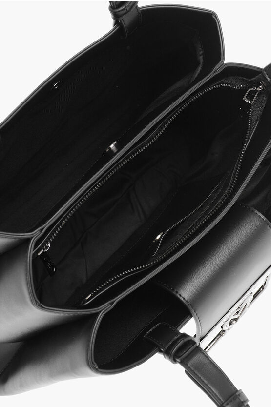 LOVE 3 Compartment Faux Leather Tote Bag