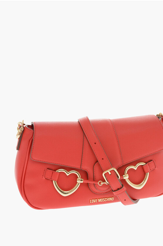  LOVE Borsa a Spalla BIG HEARTBIT in Ecopelle