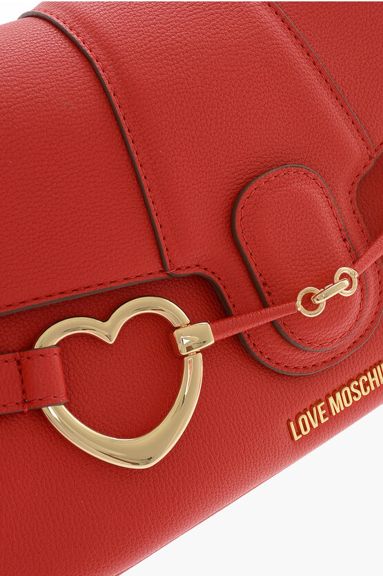  LOVE Borsa a Spalla BIG HEARTBIT in Ecopelle