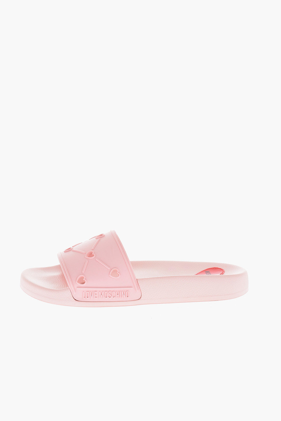 Moschino LOVE Cut-Out Details Solid Color Slides women - Glamood Outlet