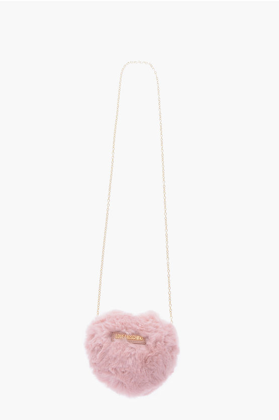 バッグ herlipto Crystal Faux Fur Mini Bag XPONNI Fuzzy Dumpling Bag, Cute Fluffy Bags Y2k, Cute Mini