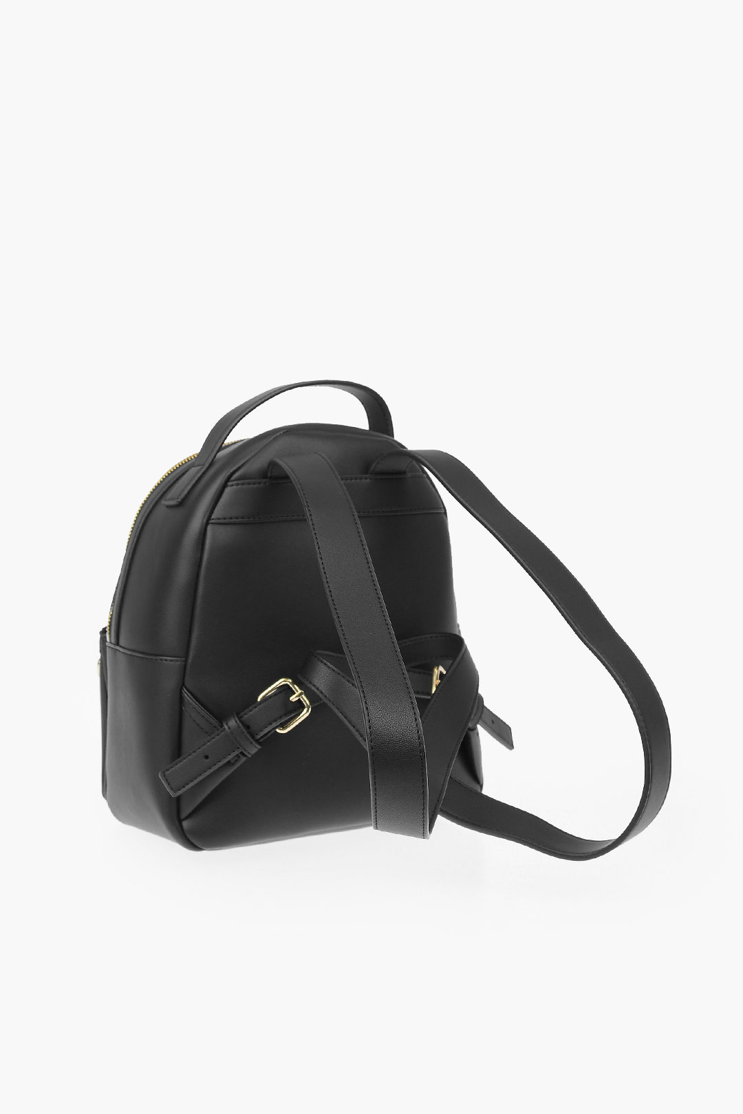 Moschino LOVE faux leather backpack with golden chain women