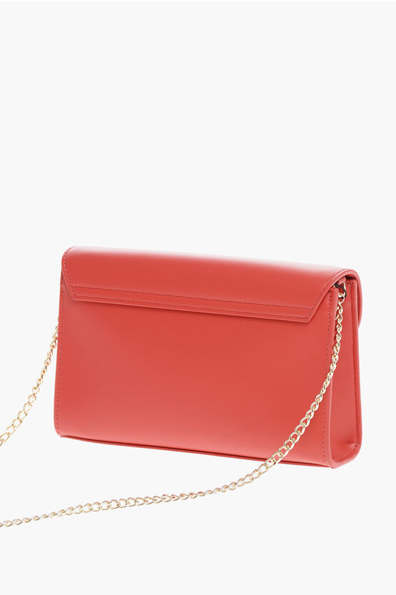 LOVE Faux Leather Crossbody Bag with Golden Details