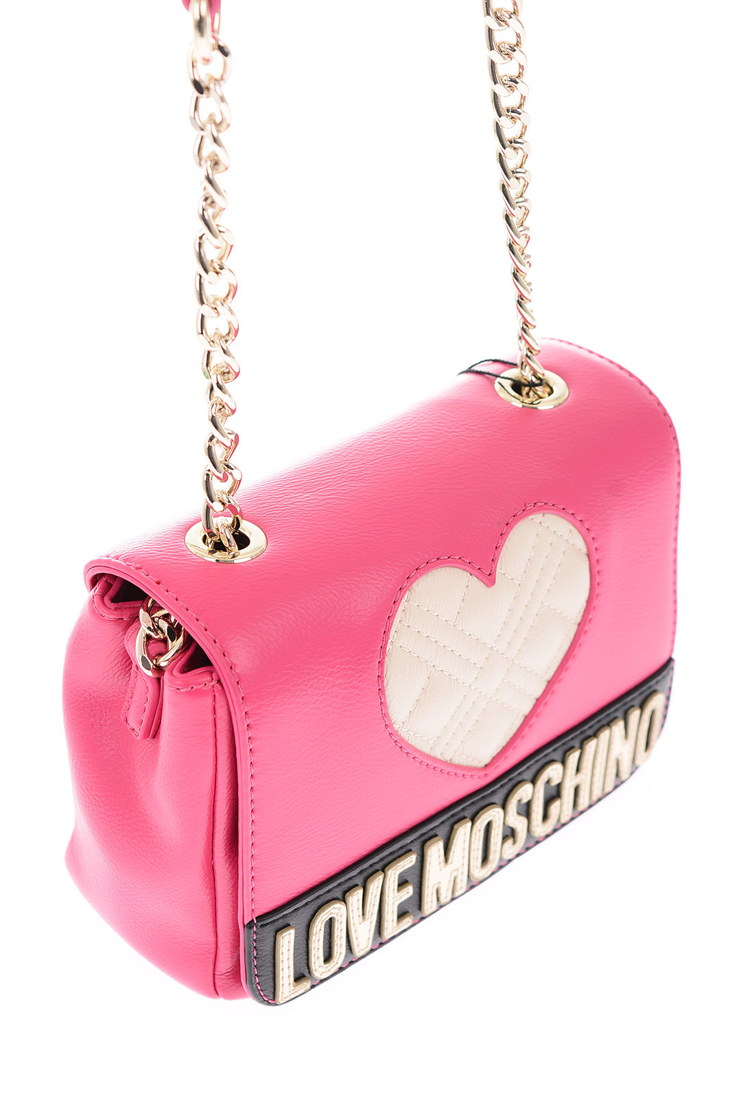Overname Knorrig Rimpelingen Moschino LOVE faux leather crossbody bag with quilted heart women - Glamood  Outlet
