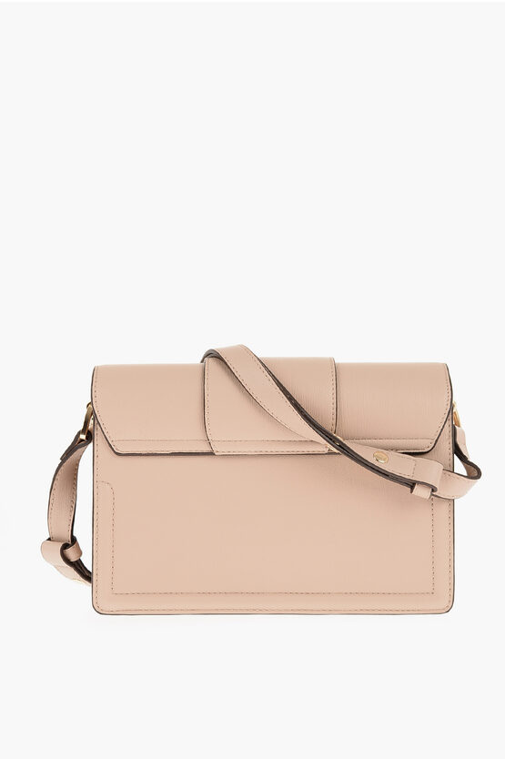 LOVE Faux Leather Shoulder Bag LOVE BRIDGE with Double Heart Metal Loop