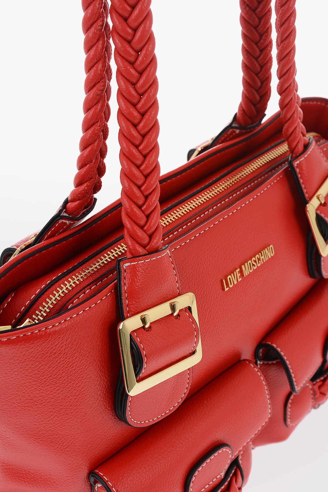 Woven Leather Handbag - Maison K