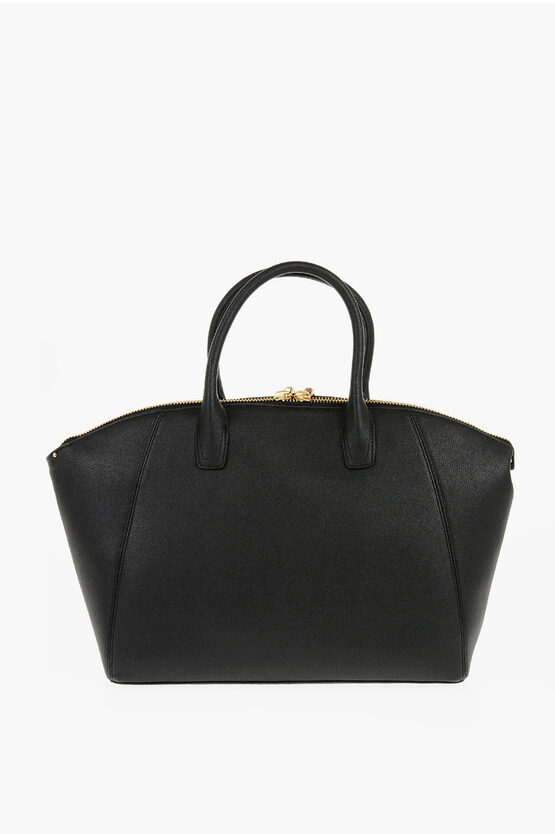 LOVE Faux Leather Tote Bag with Golden Logo