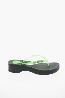 Vetements Rubber Flip Flops with Embossed Logo women - Glamood Outlet