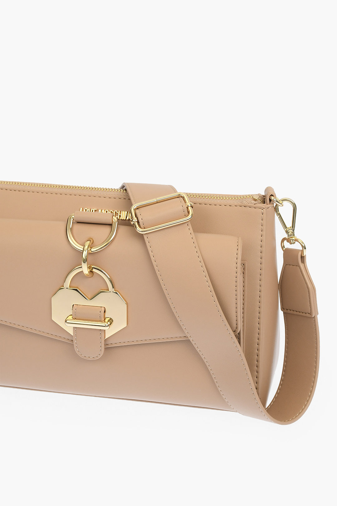 Gold Faux Leather Rectangle Crossbody Bag *FINAL SALE*