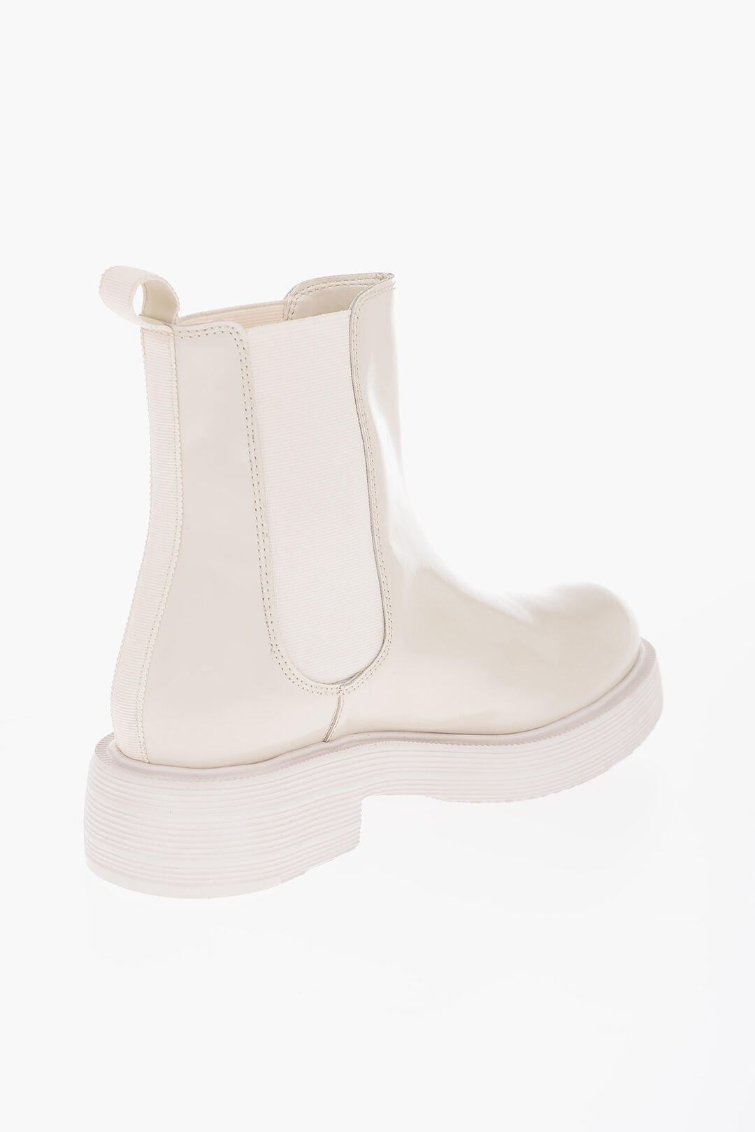 chelsea patent leather boots