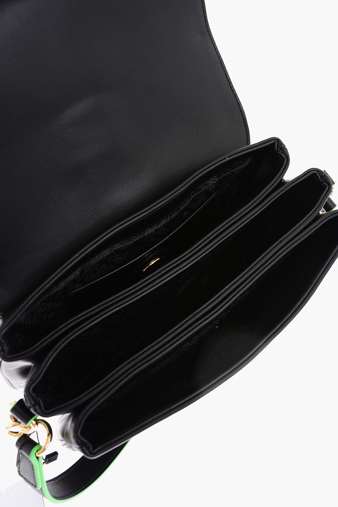 Moschino LOVE Removable Shoulder Strap Faux Leather Bag women Glamood