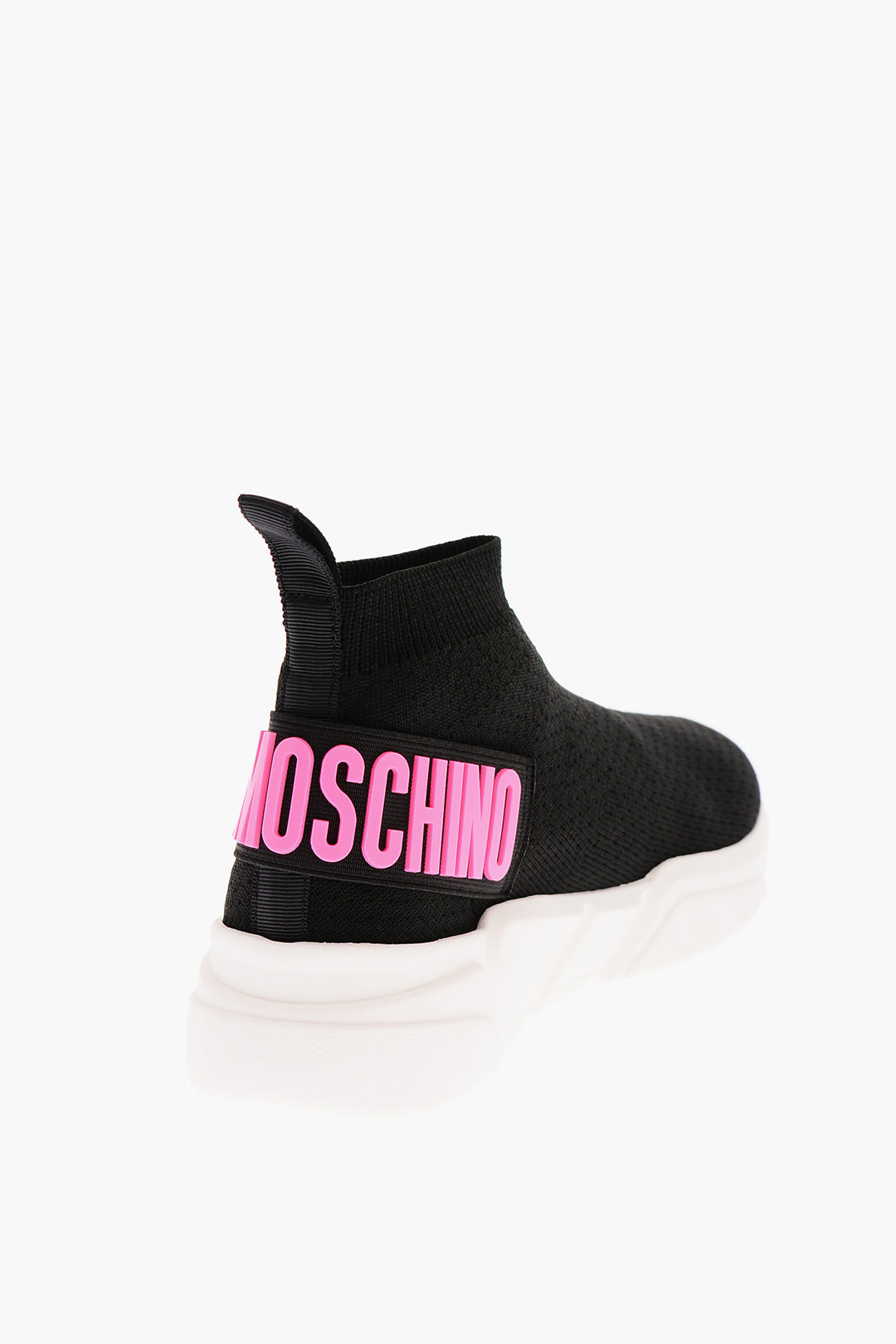 Moschino LOVE Solid Color RUNNING35 Sock Sneakers with Logo women - Glamood Outlet
