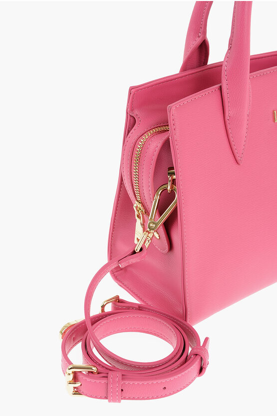 LOVE Solid Color Tote Bag with Golden Logo