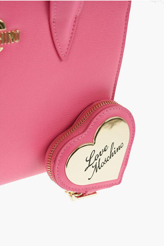 LOVE Solid Color Tote Bag with Golden Logo