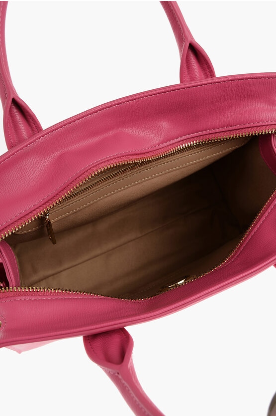 LOVE Solid Color Tote Bag with Golden Logo