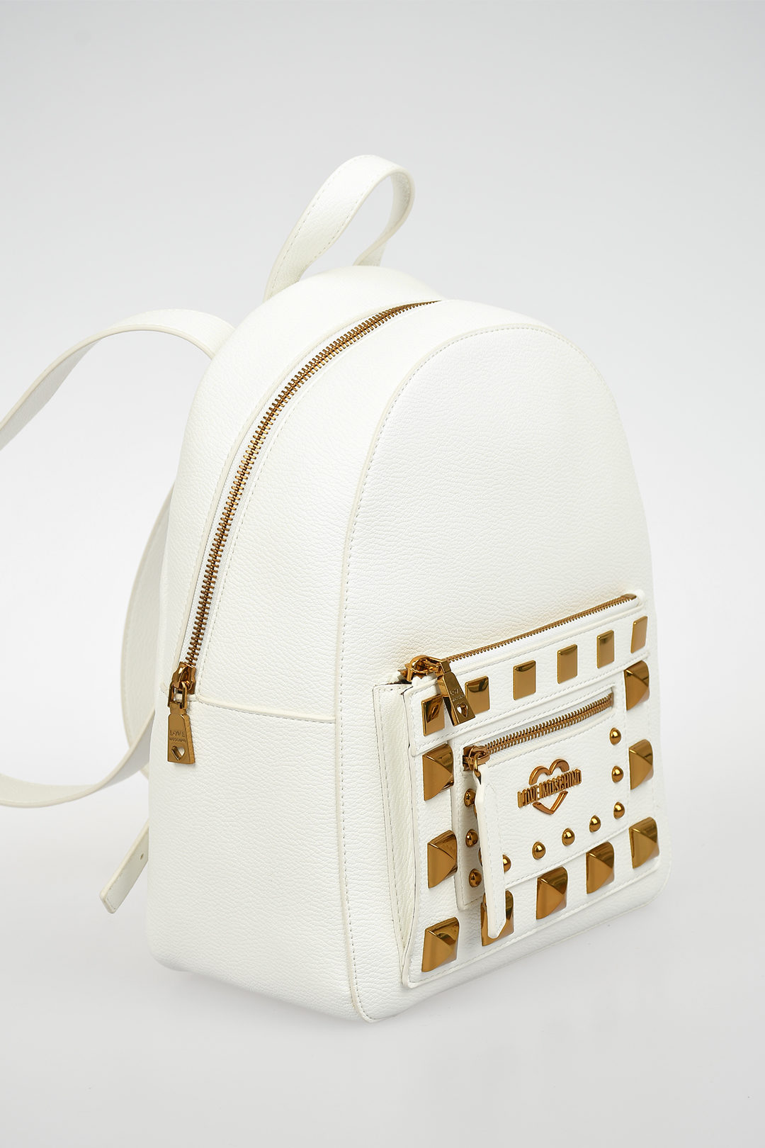 Moschino LOVE Studded SQUARE STUDS Backpack women Glamood Outlet