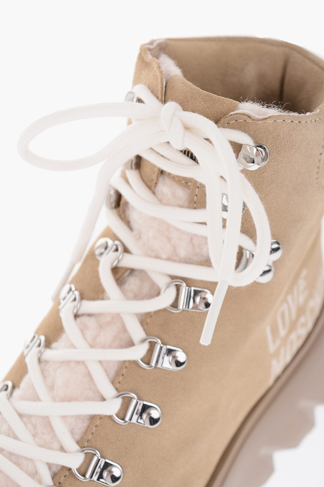 love moschino flatform ankle boots