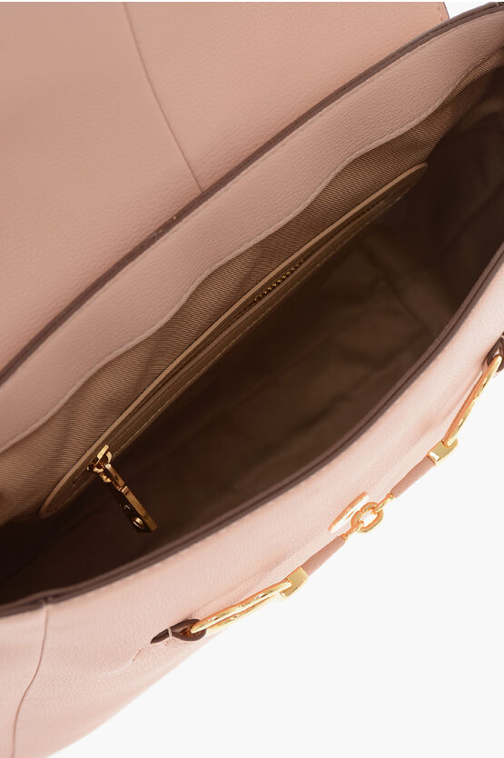 LOVE Vegan Leather Backpack with Heart-Shaped Buckles