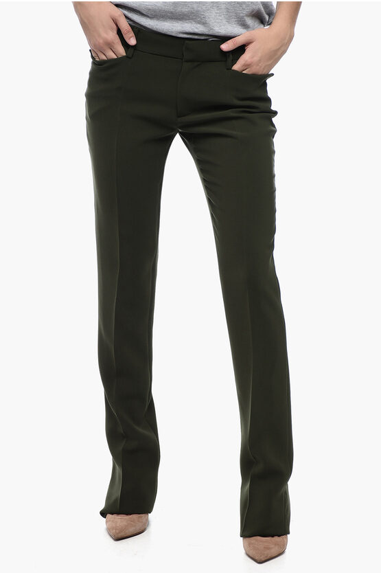 Shop Dsquared2 Low Rise Flare Fit Pants 23 Cm