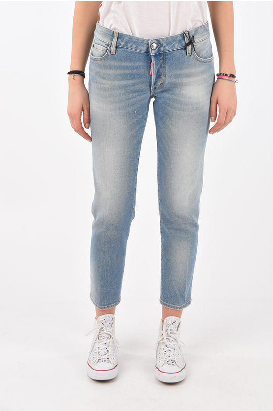 Dsquared2 Low Rise Jennifer Cropped Denims