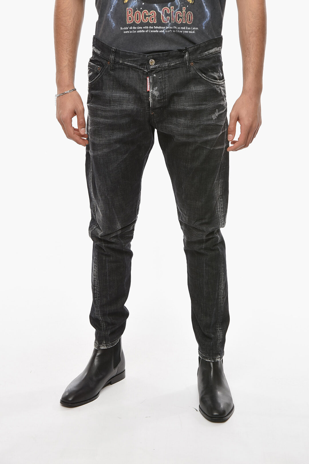 Dsquared2 Low Rise SEXY TWIST Jeans 17cm men - Glamood Outlet