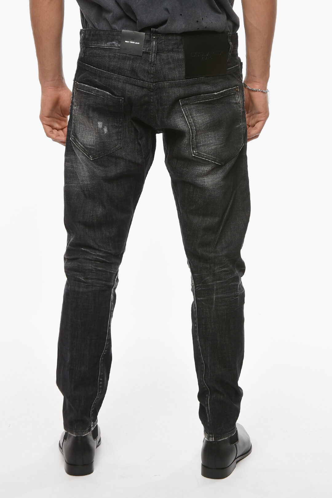 Dsquared2 Low Rise SEXY TWIST Jeans 17cm men - Glamood Outlet