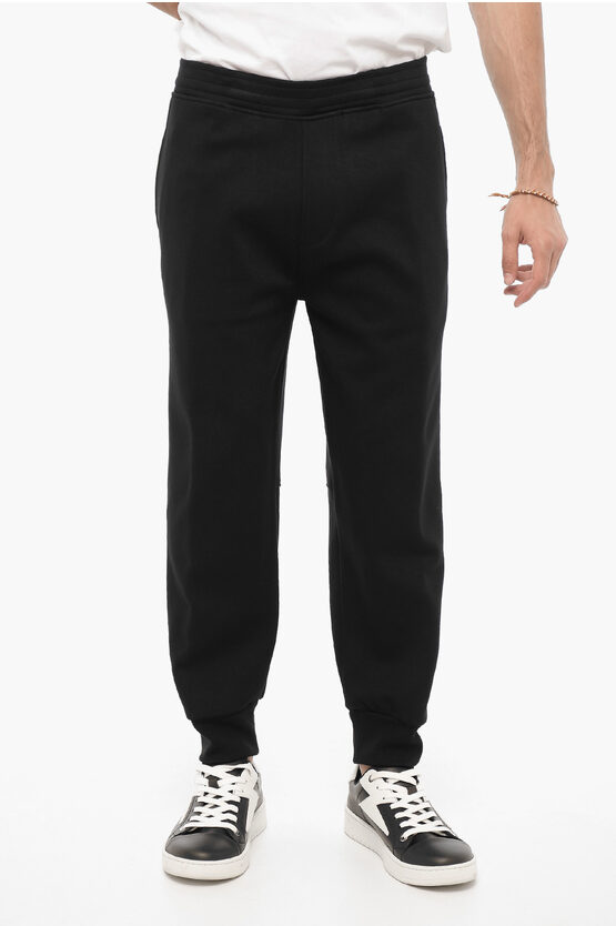 Shop Neil Barrett Low-rise Slim Fit Piping Joggers