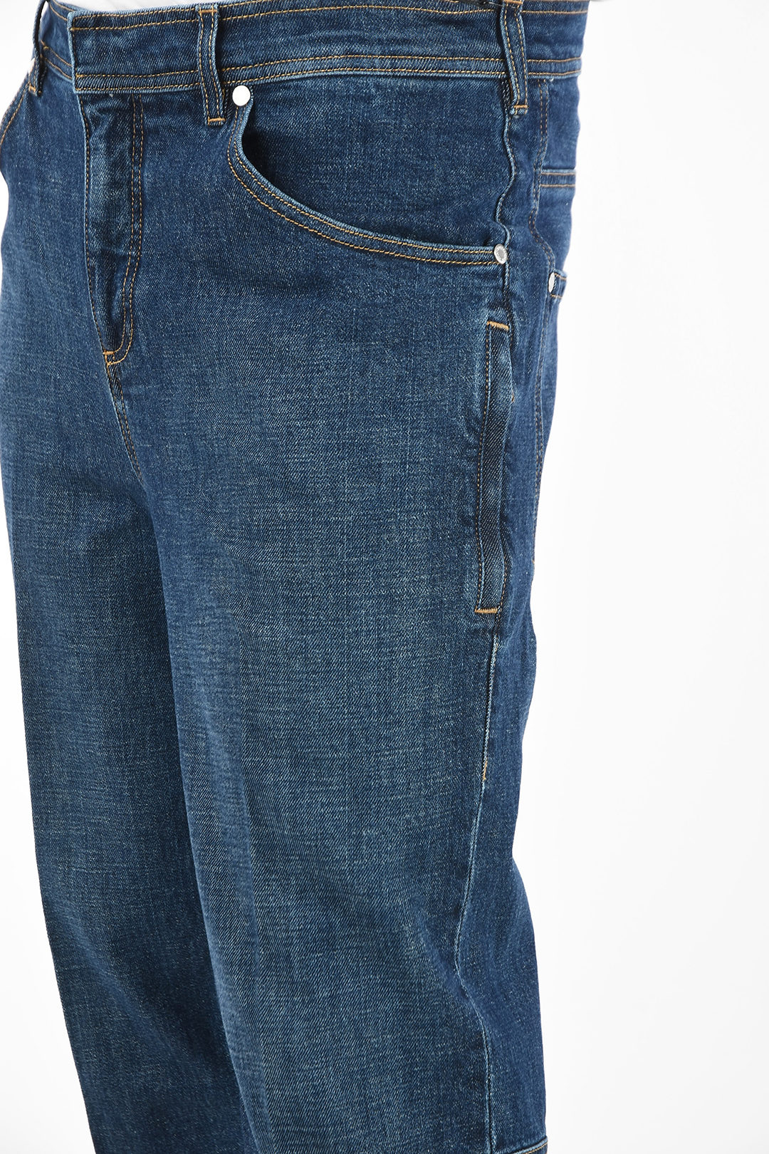 Neil Barrett Low Rise Slim Fit Utility Jeans men - Glamood Outlet