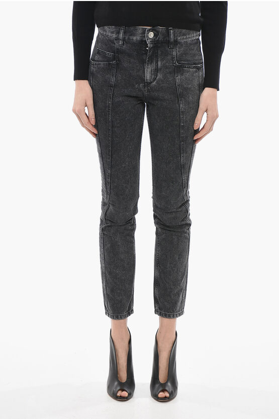 ISABEL MARANT LOW RISE VIKIRA SLIM FIT DENIMS 16CM