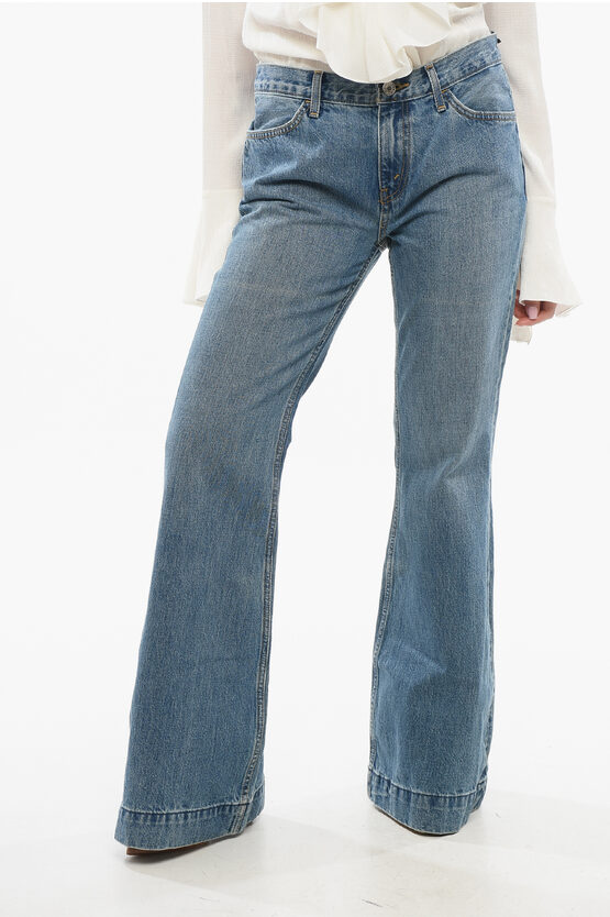 Re/done Low-waist 70s Boot Cut Jeans 31cm