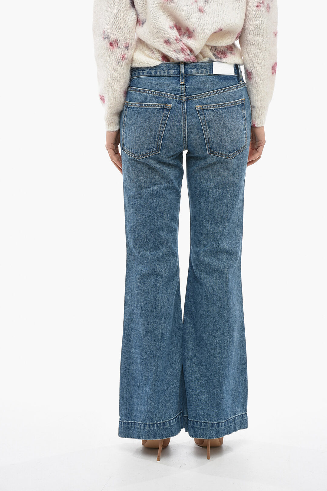 Buy Britt Low Rise Slim Bootcut Jeans for USD 88.00 | Silver