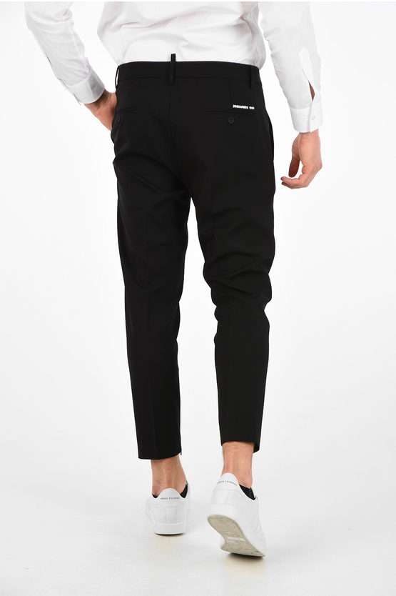 Dsquared2 Low-Waist Capri Pants with Zip Ankle men - Glamood
