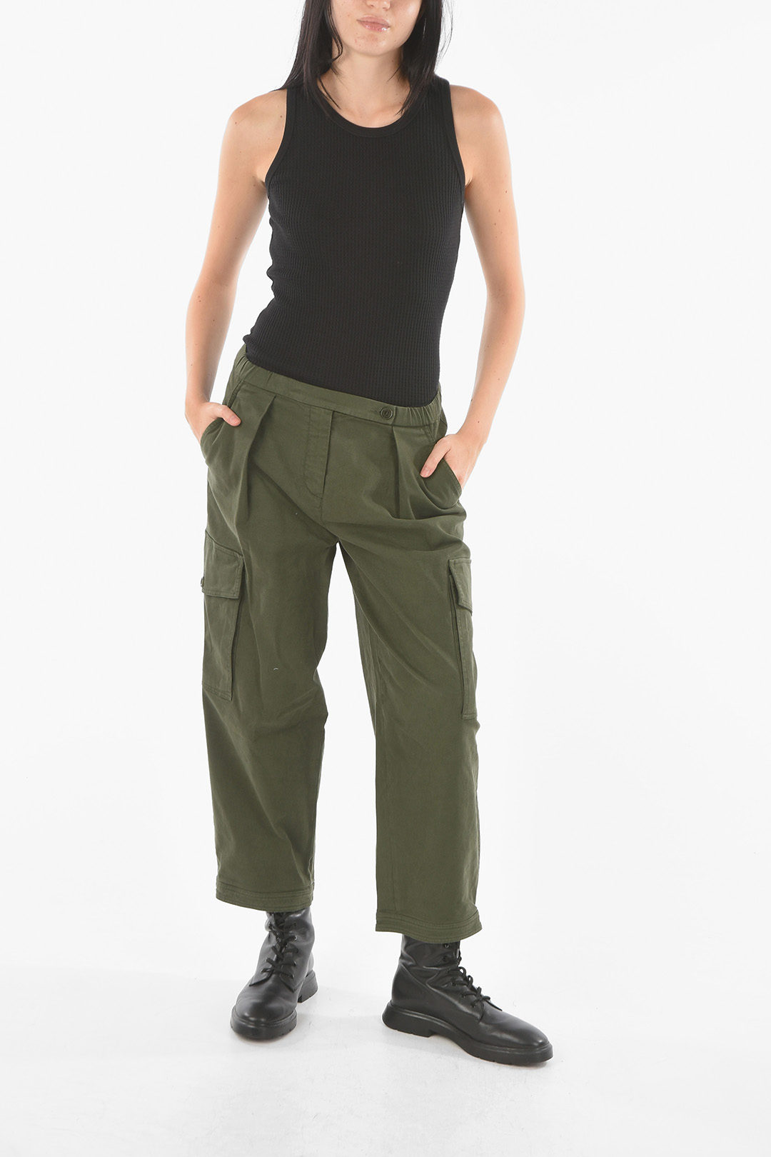 Aspesi Low Waist Cargo Pants women - Glamood Outlet